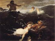 Arnold Bocklin The Waves china oil painting reproduction